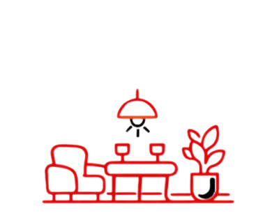 Spacious and welcoming space 